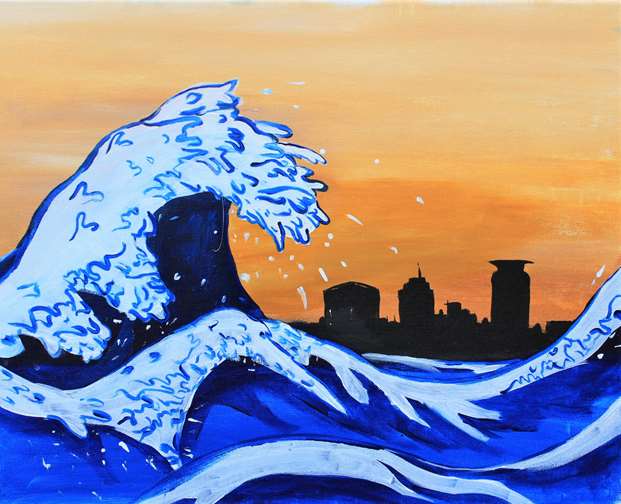 The Great Wave of Minneapolis 