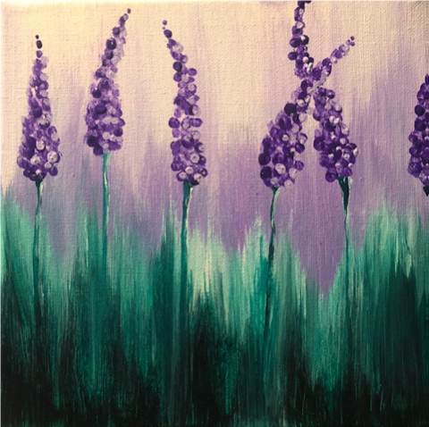Quicker Class on a Smaller Canvas 10"x10"..