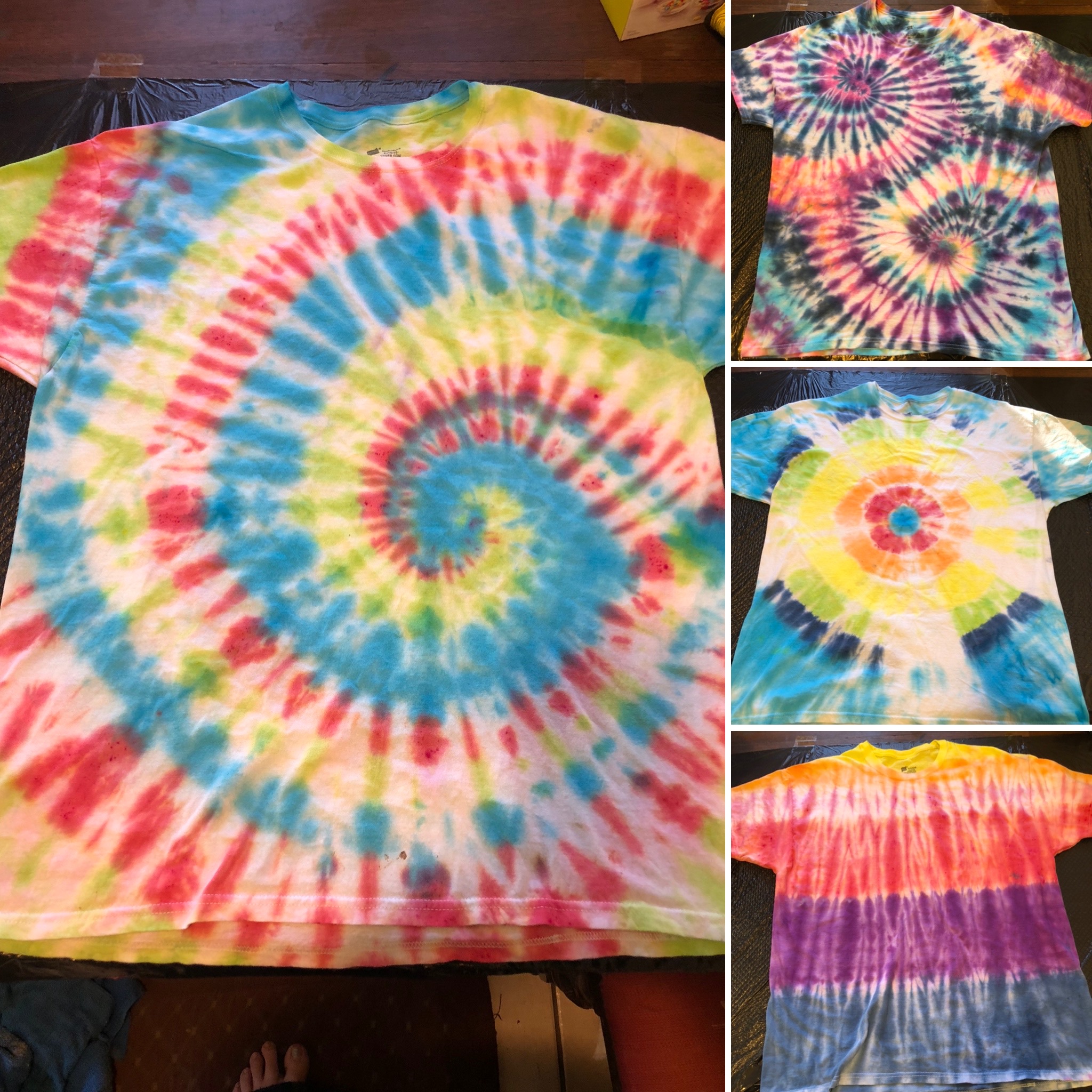 Tie Dye Art - Pinot's Palette Painting