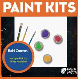 TO-GO Paint Kits! 11x14 Canvas 
