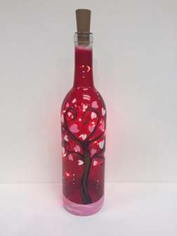 Tree of Love ~ Wine Bottle 