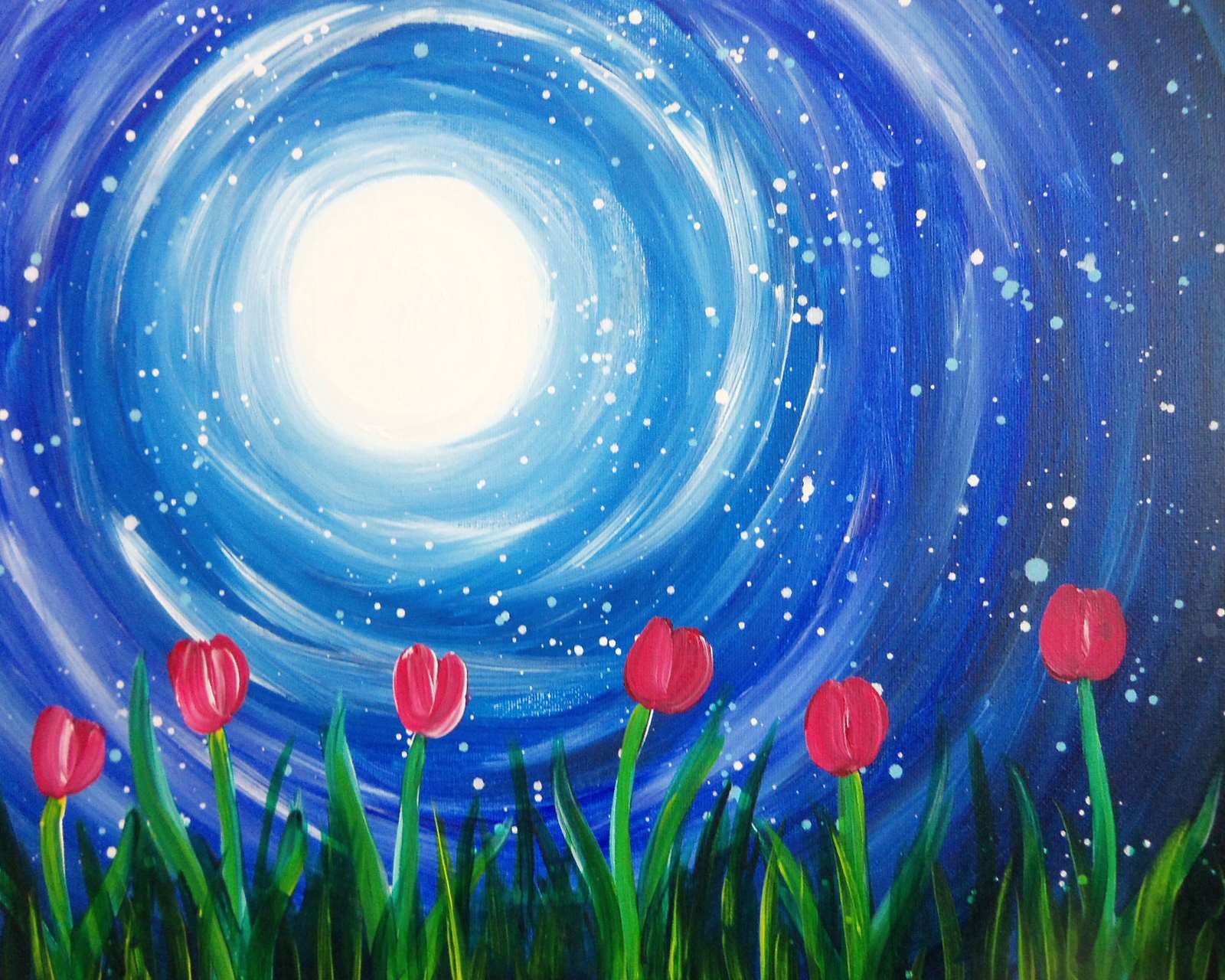 Tulips in the Moonlight Written Instructions