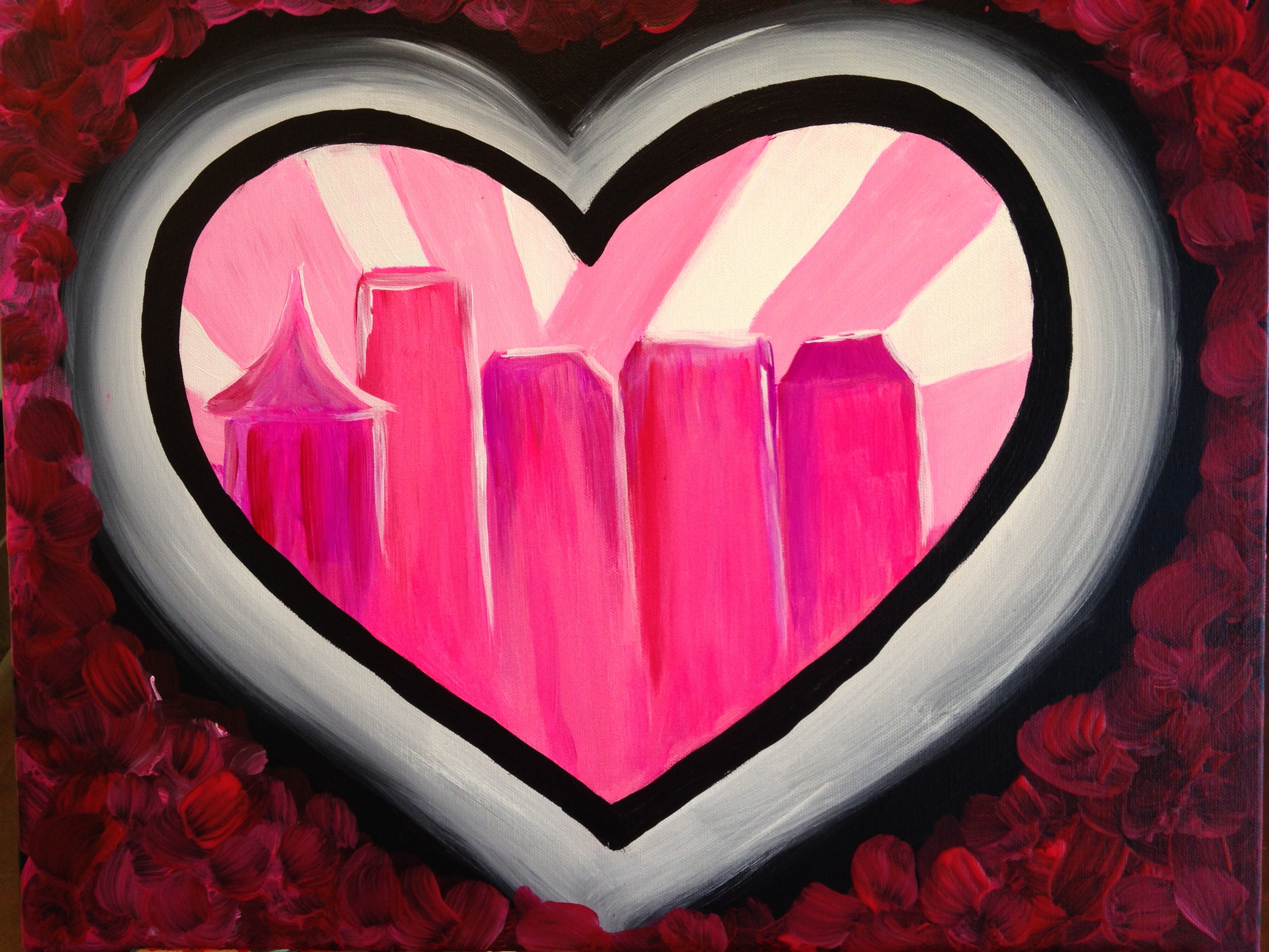 Turn Tulsa Pink Pinot's Palette Painting