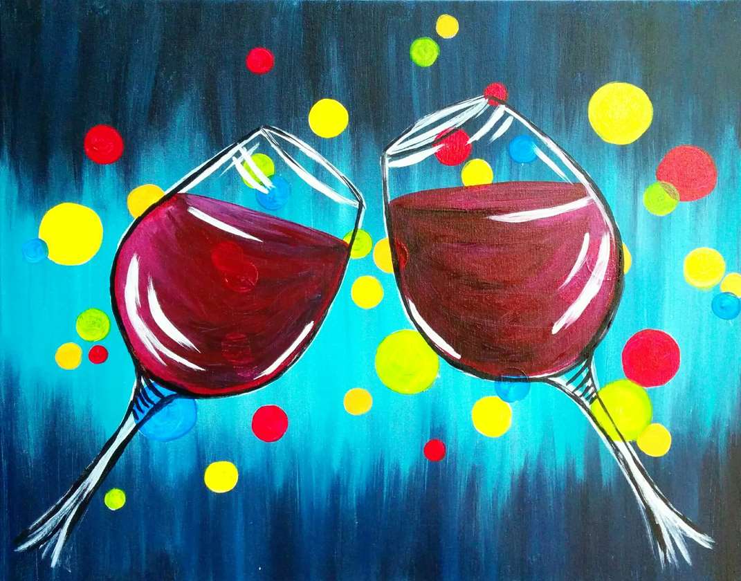 Whimsy Paint & Sip Art Studio Orchard - Westminster, CO - Wednesday, March  23rd @ 6:30pm SPECIALTY: Wine Glass Painting It's about time for another  round of wine glass painting. Join us