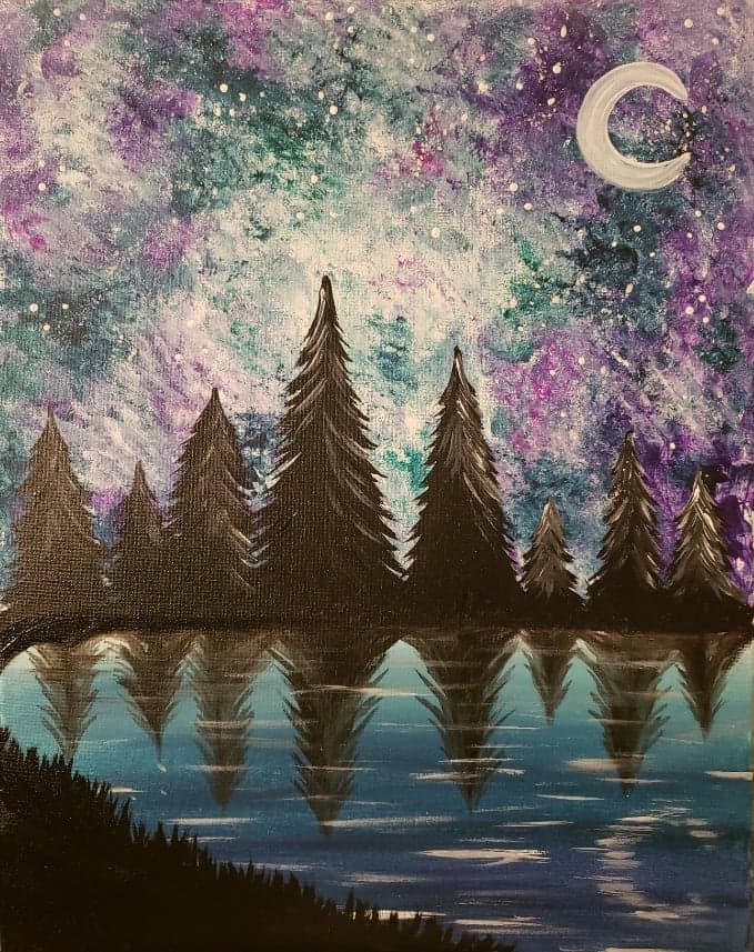 Twilight Galaxy Pinot S Palette Painting Twilight Galaxy