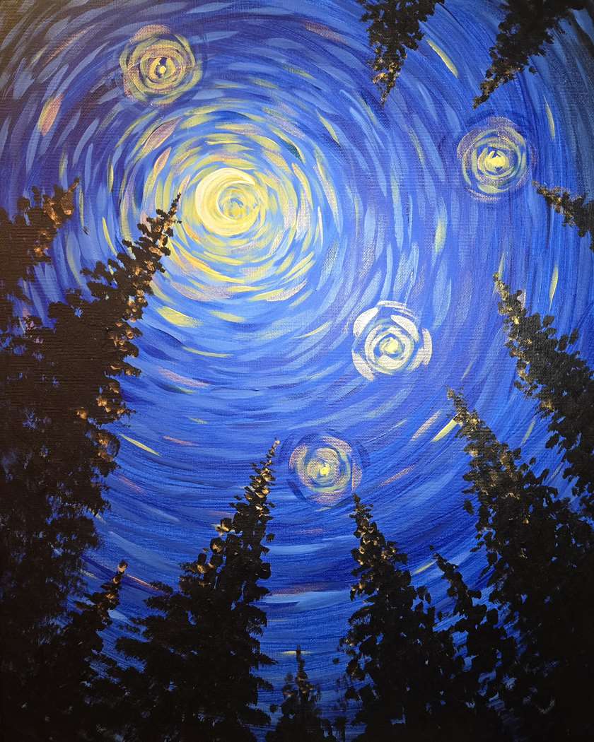 Van Gogh Starry Night Sky