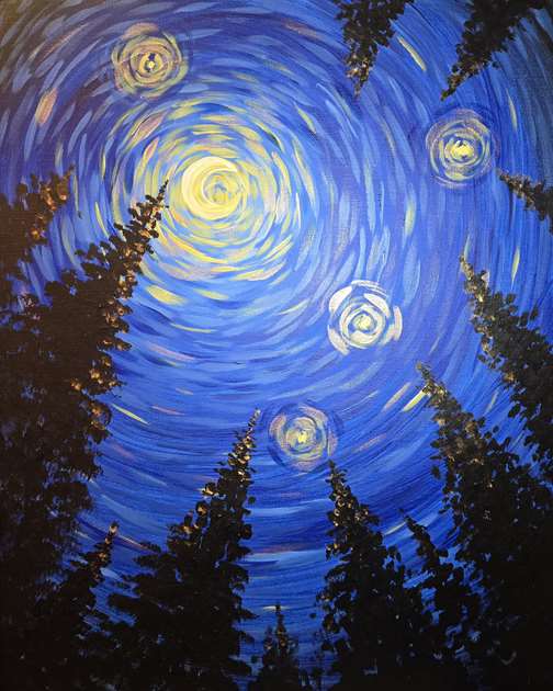 Under the Starry Night Sky