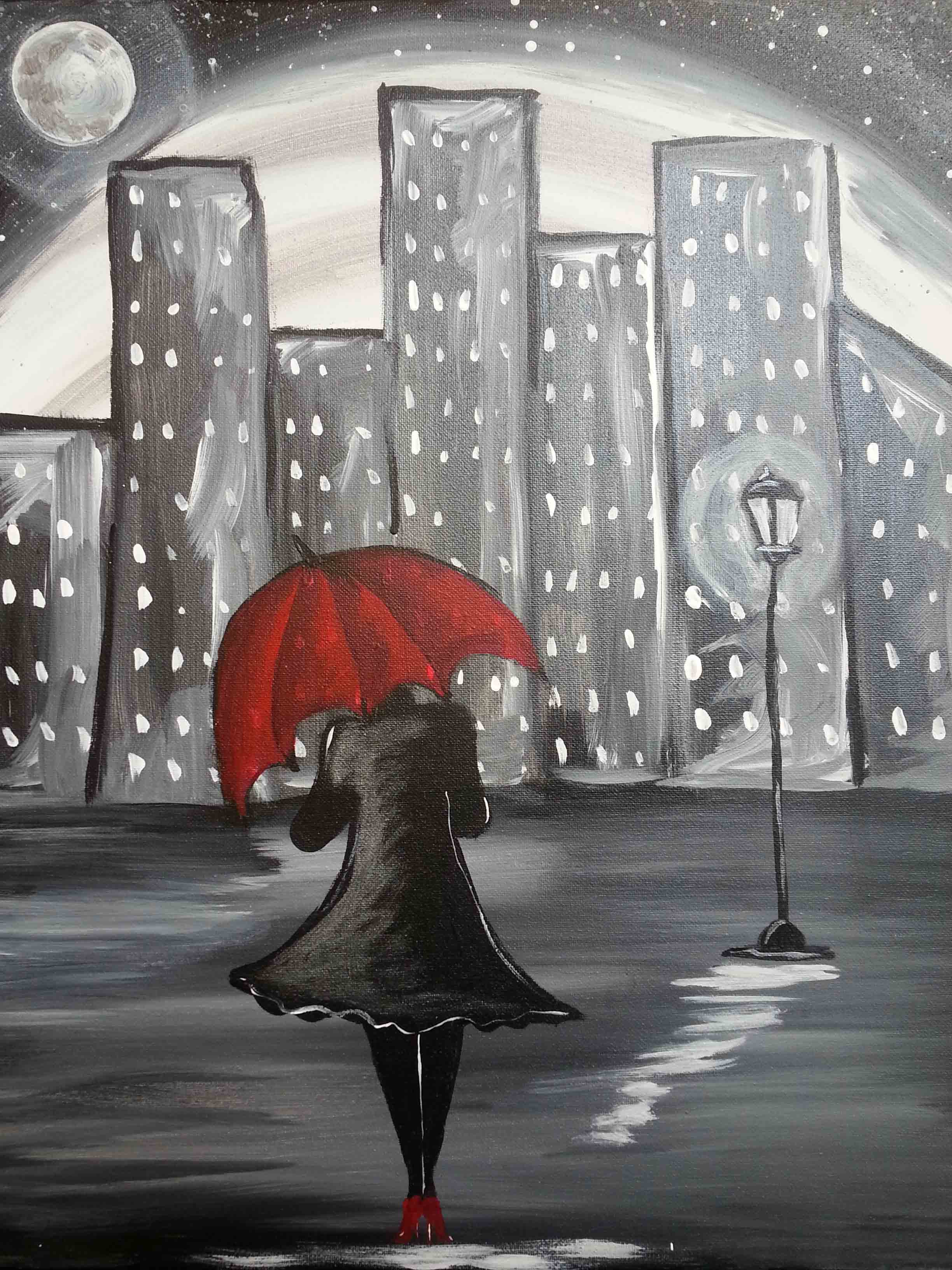 Uptown Girl - Pinot's Palette Painting