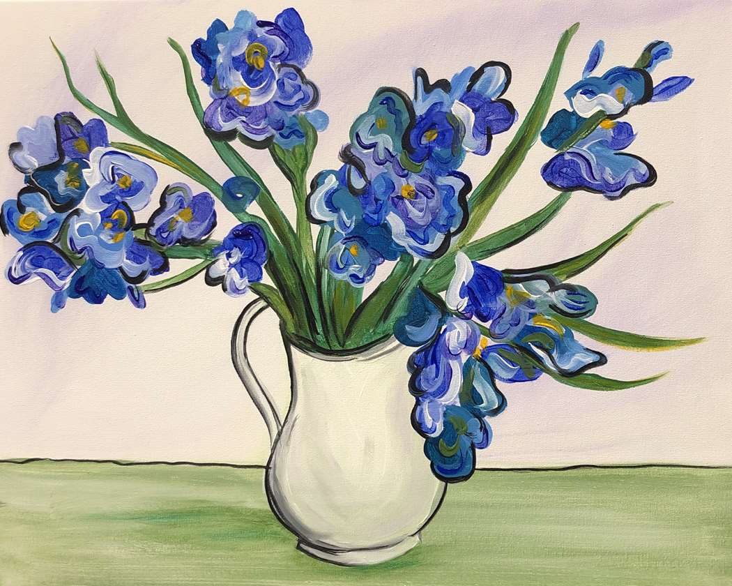 Van Gogh's Blue Irises