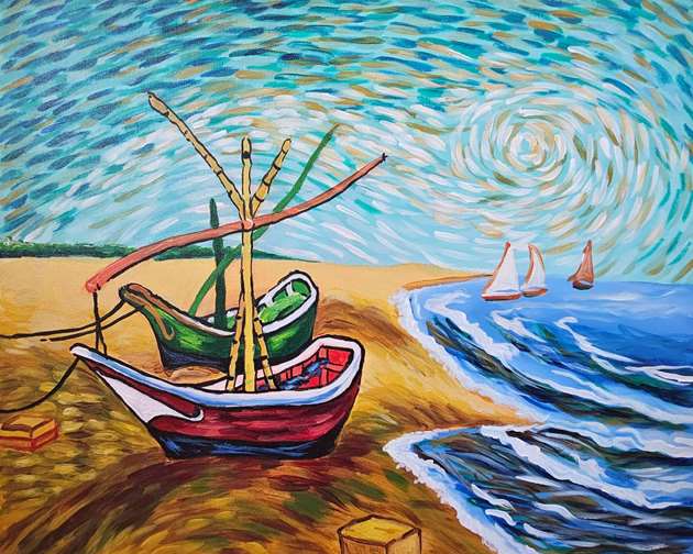 Van Gogh's Boats