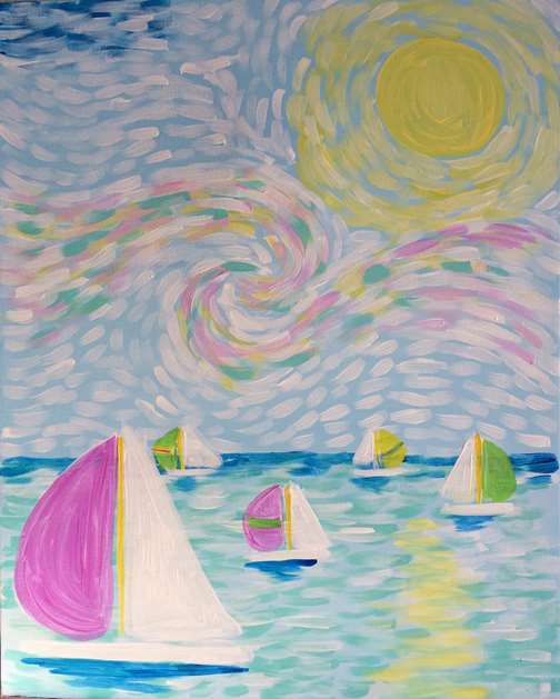 Van Gogh's Day on the Lake