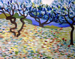 Van Gogh's Olive Trees