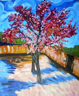 Van Goghs Peach Trees in Bloom