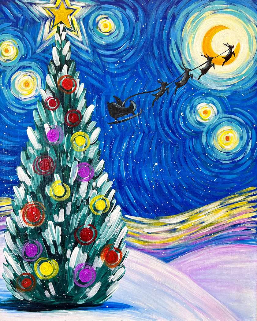 Van Gogh's Starry Christmas Eve