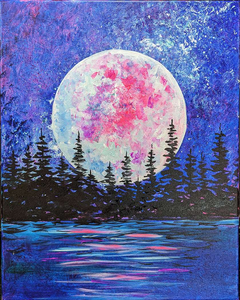 Vibrant Moon