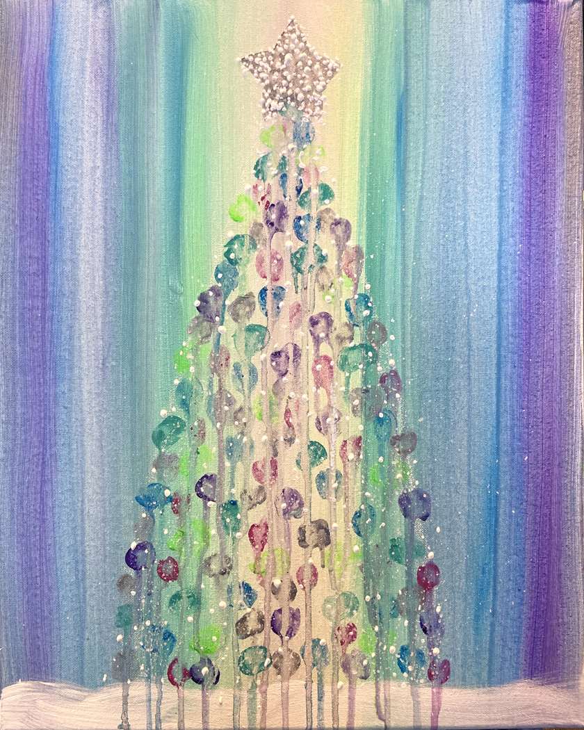 Watercolor Christmas Tree