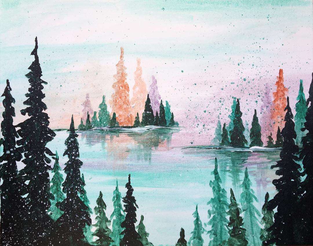 Watercolor Woodlands - Thu, Jan 10 10:10PM at Pasadena