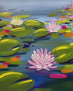 Water Lilies in Mod