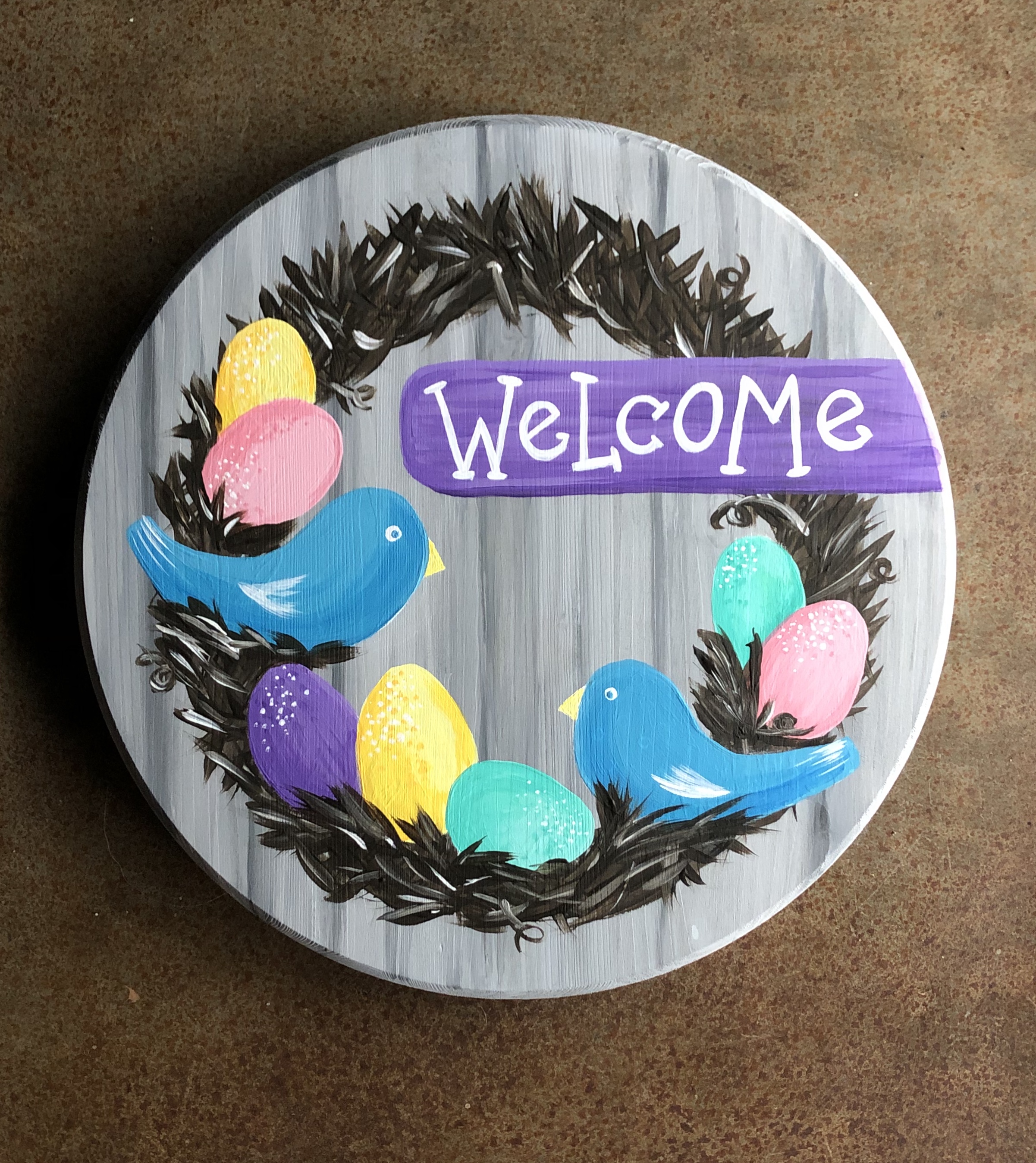 Welcome Spring - Pinot's Palette Painting