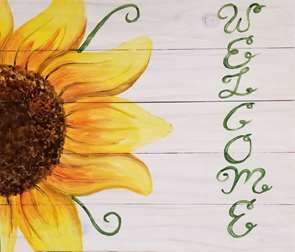 Welcome Sunflower Wood Pallet Sat Jul 11 7pm At St Charles