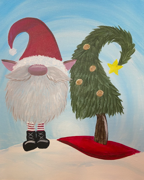 Whimsical Santa Gnome