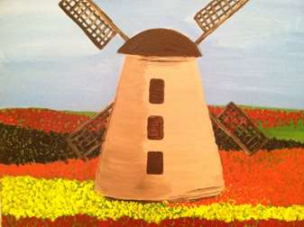 Windmill in Blooms