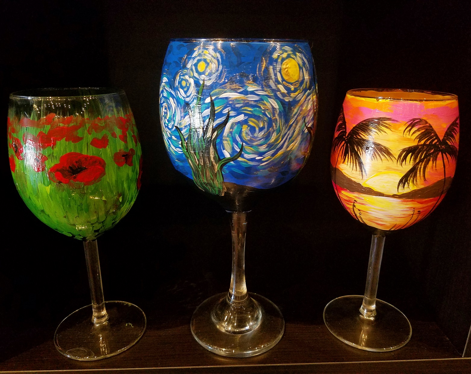 Wine Glass Class Private Party! Pinot's Palette Painting