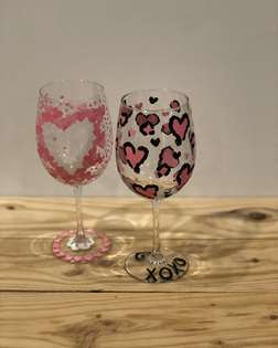 Wine is my Valentine - Glass Class
