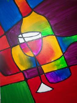 Wine Stained Glass