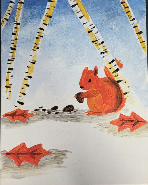 Winter Squirrel 