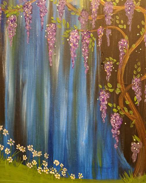 Wisteria Waterfall