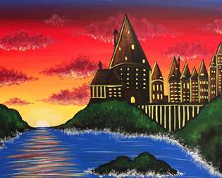 Wizards Castle at Sunset