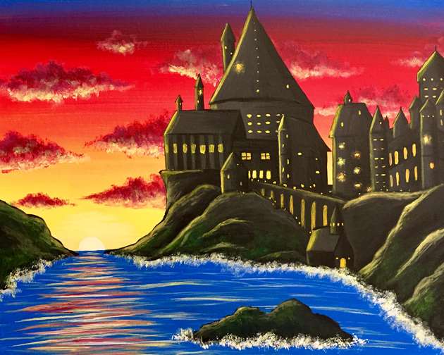 Wizards Castle at Sunset 