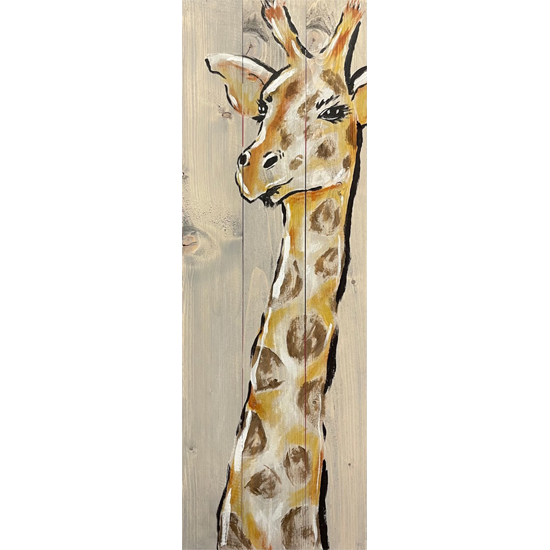 Wood Board Giraffe