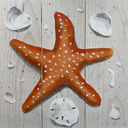 Wood Board Starfish