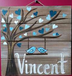 Wooden Sign - Nursery Name