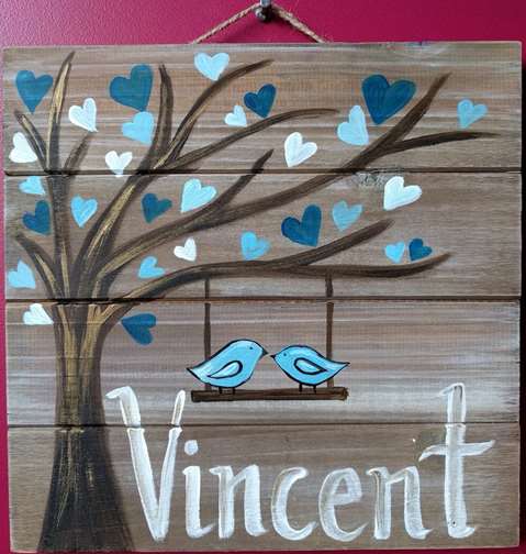 Wooden Sign - Nursery Name