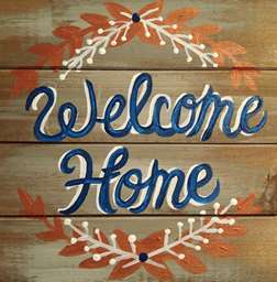 Wooden Sign - Welcome Home