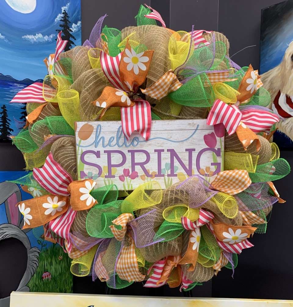 Welcome Spring Wreath Class
