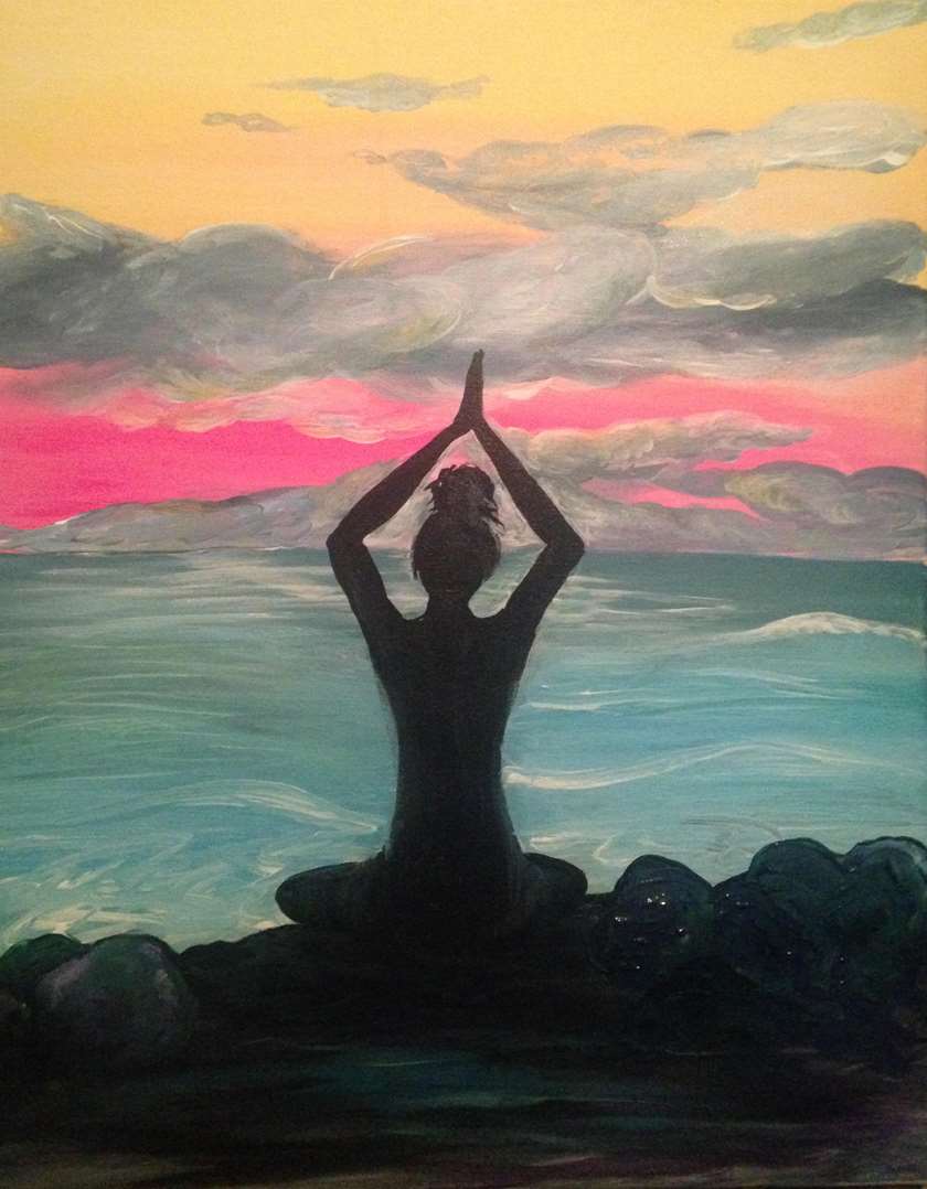 Chair Yoga and Painting with Edge Yoga 