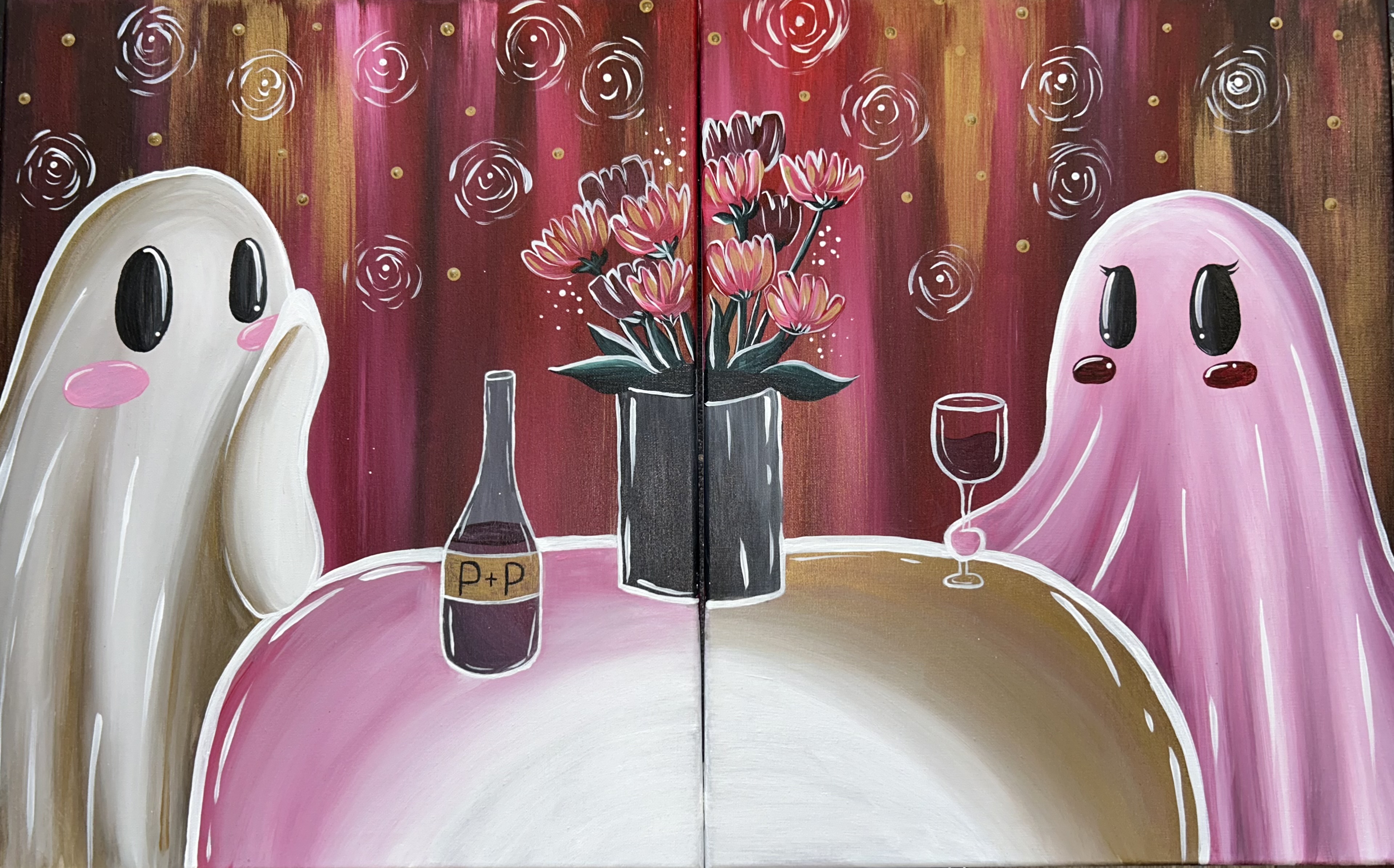 You're My Boo Thang Pinot's Palette Painting